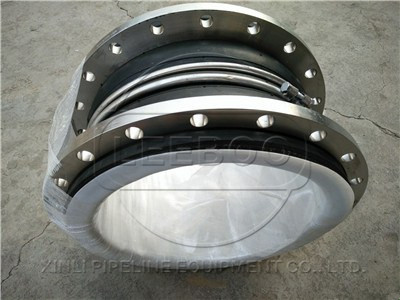 大口徑雙球體襯四氟<a href=http://m.wuhxjl.com target=_blank class=infotextkey>橡膠軟接頭</a>